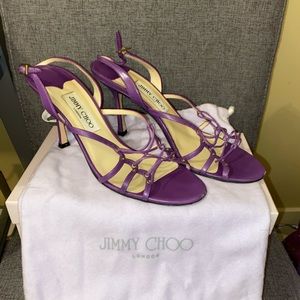 Jimmy Choo purple heels